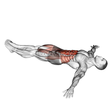 Lying Leg Hip Raise on Floor