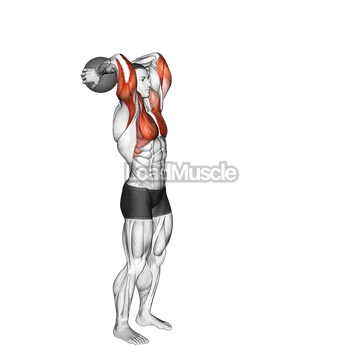 Medicine Ball Standing Overhead Throw