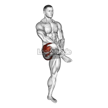 Standing Balance Outer Hip Stretch