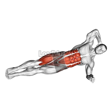 Elbow to Knee Side Plank Crunch