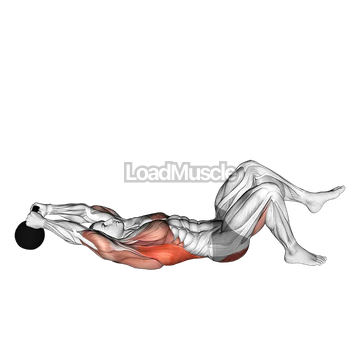 Kettlebell Single Leg Glute Bridge Pullover