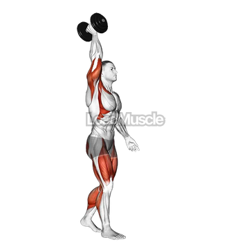 Dumbbell Single Arm Overhead Carry