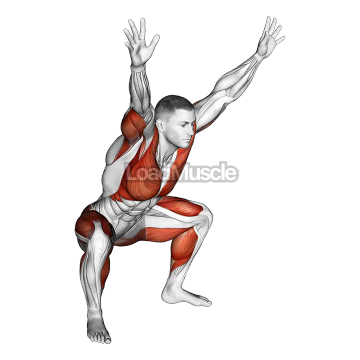 Sitting Sumo with Arms-Up Mobility Stretch