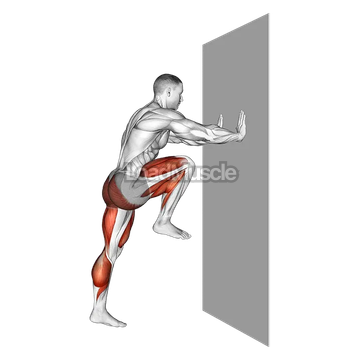 High Knee against wall