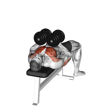 Dumbbell Squeeze Bench Press