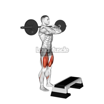Barbell Front Step Up