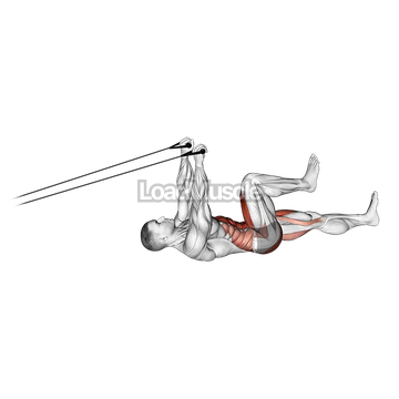 Band Upper Body Lying Air Bike