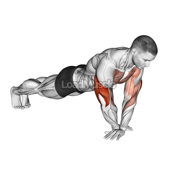 Cross Arms Push up