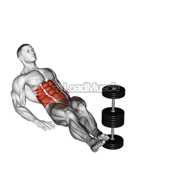 Seated Side to Side Leg Raise Crunch on Floor