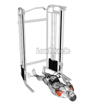 Cable Lying Cross Lateral Raise
