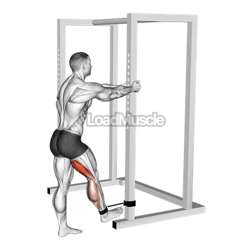 Band standing leg curl