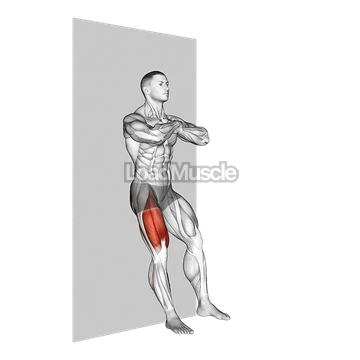 Bodyweight Single Leg Wall Squat