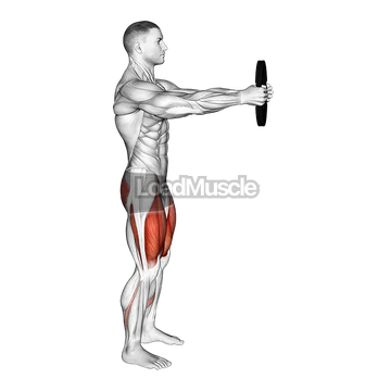 Weighted Counterbalanced Squat