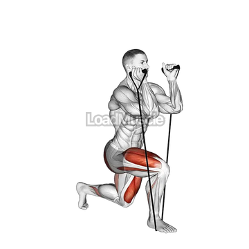 Band Split Squat