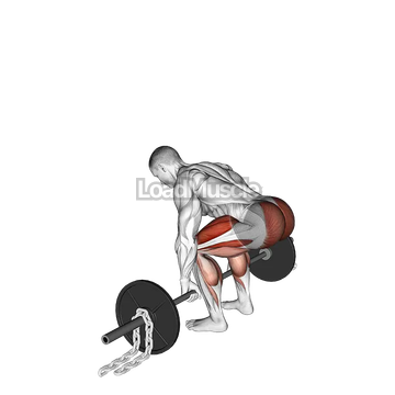 Barbell Deadlift against Chains