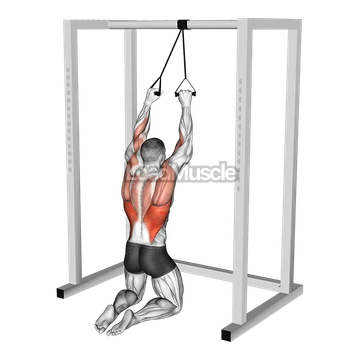 Band Knelling Lat Pulldown