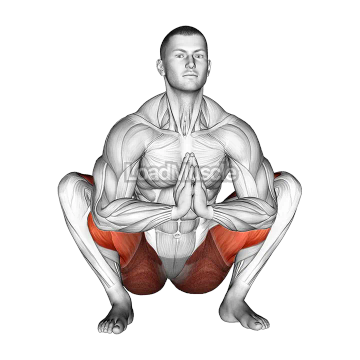 Prayer Squat Yoga Pose