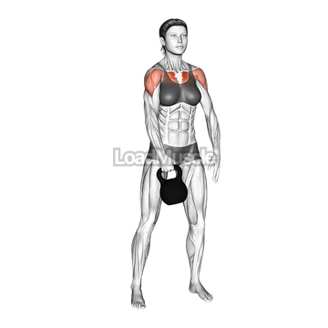 Kettlebell Standing Slingshots