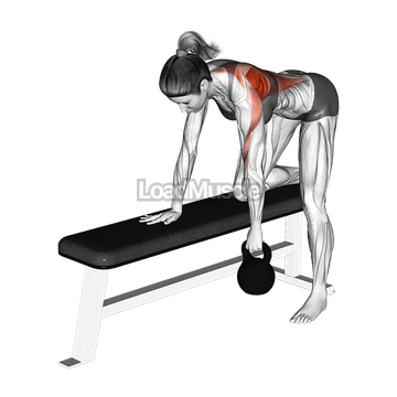 Kettlebell Rear Delt Row