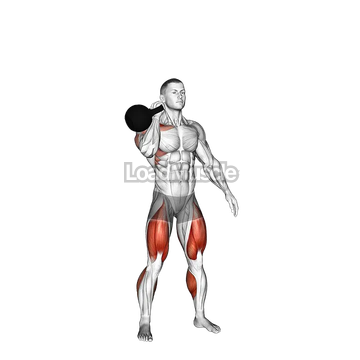 Kettlebell One Arm Thruster