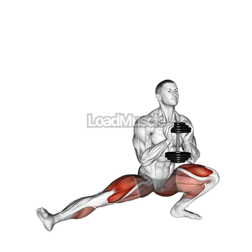 Dumbbell Cossack Squats