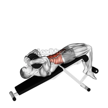 Dumbbell Decline Sit up