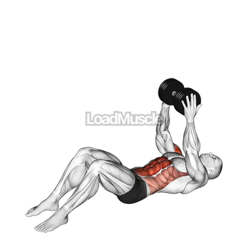 Dumbbell Overhead Sit up