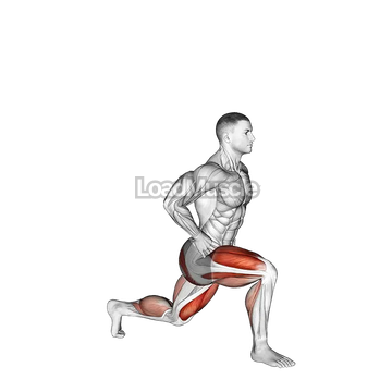 Jump Split with Hands on Hip