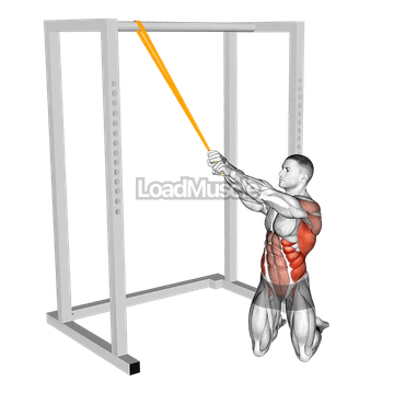 Resistance Band Kneeling Woodchop
