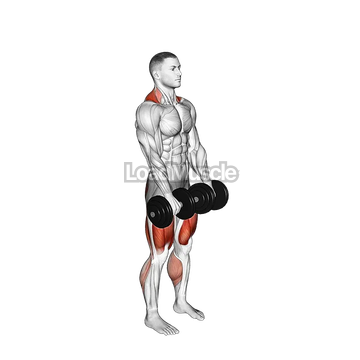 Dumbbell RDL to Jump Shrug