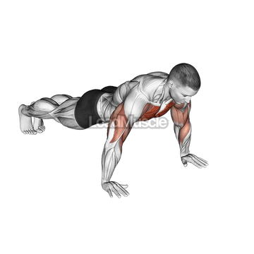 Lateral Walk Push-up