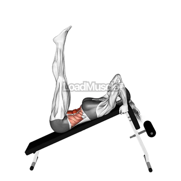 Lying Incline Hip Raise