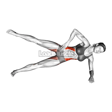 Side Plank with Raised Leg