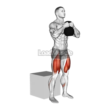 Kettlebell Box Squat
