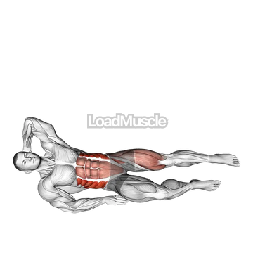 Leg Raise Oblique Crunch