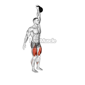 Kettlebell Single Arm Overhead Lunge