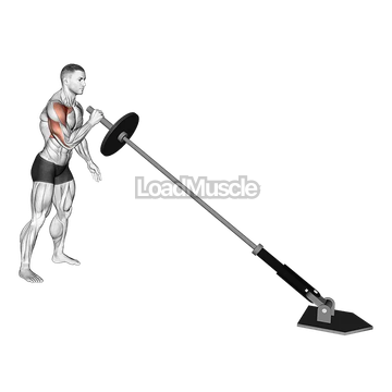 Landmine Single Arm Press