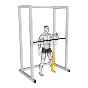 Resistance Band Assisted Front Rack Stretch