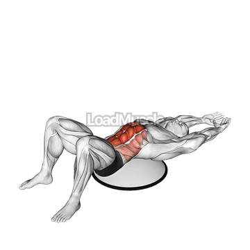 Myotatic Crunch on Bosu Ball