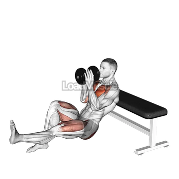 Dumbbell Sprinter Thrust Chest Press