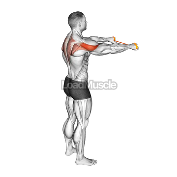 Resistance Band Pull Apart (45 degrees)
