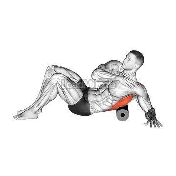 Roll Lower Back (Side) Lying on Floor