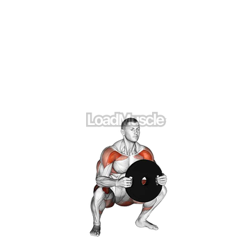 Weighted Full Squat with Overhead Press