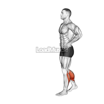 Bodyweight Walking Calf Raise