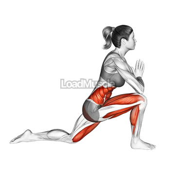 Twisted Leg Lunge Pose