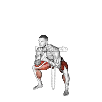 Weighted Chain Sumo Deadlift