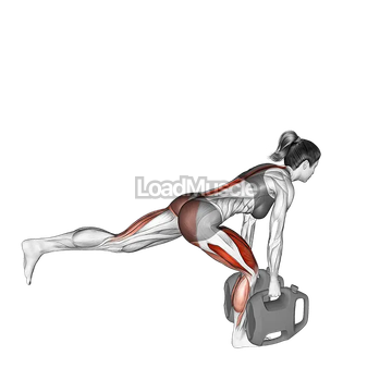 Bottle Weighted Single Leg Romanian Deadlift