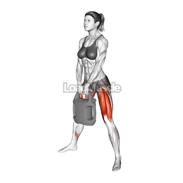 Bottle Weighted Sumo Squat