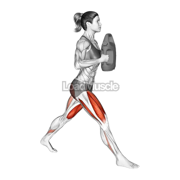 Bottle Weighted Split Squat