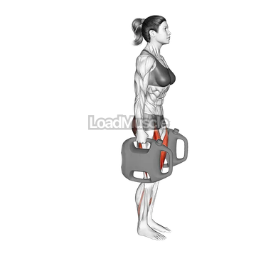 Bottle Weighted Rear Lunge